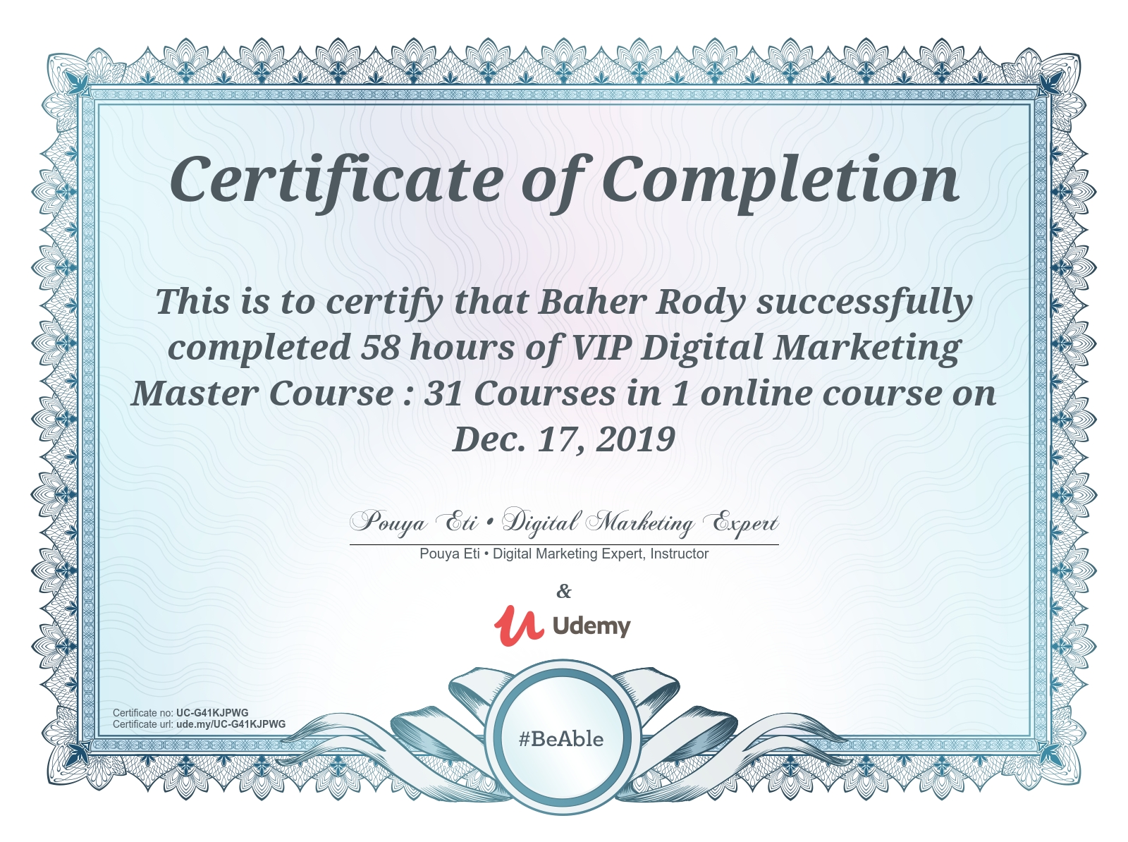 VIP Digital Marketing Master Course